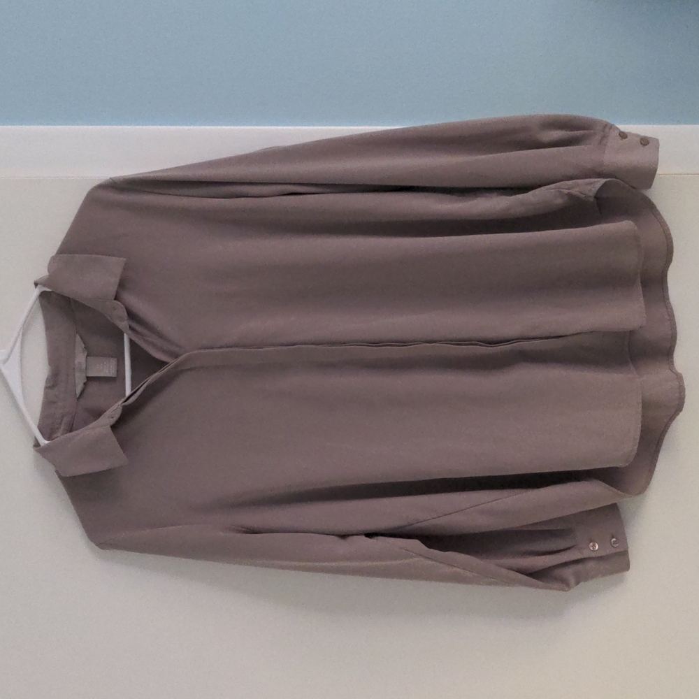 H&M Taupe Blouse